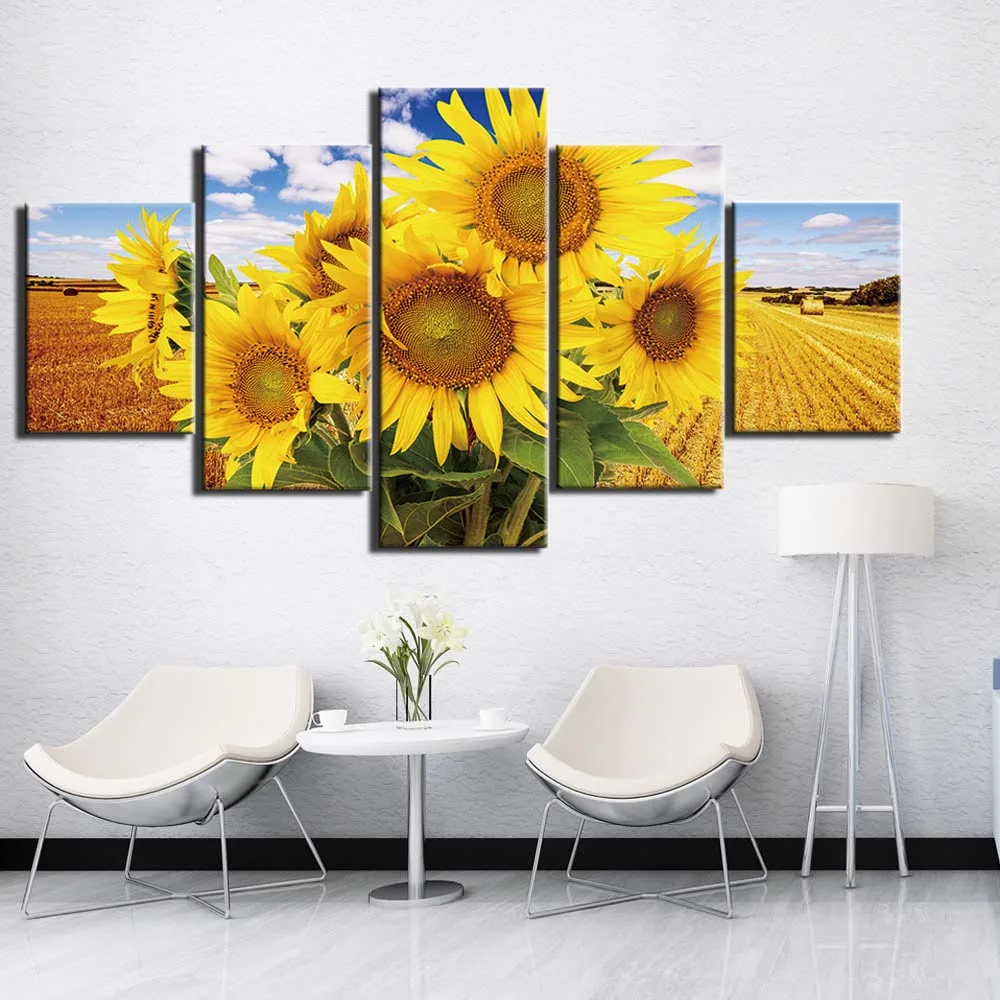 Sunflower Beauty Art Print Home Decor Wall Art Poster