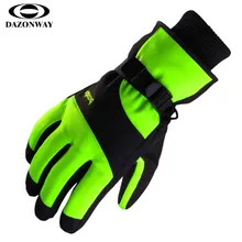 Нитяные манжеты теплые бархатные Лыжный спорт перчатки ветрозащитный Водонепроницаемый Для мужчин Для женщин зимние мотоциклетные снегоходах перчатки для сноубординга S~ XL