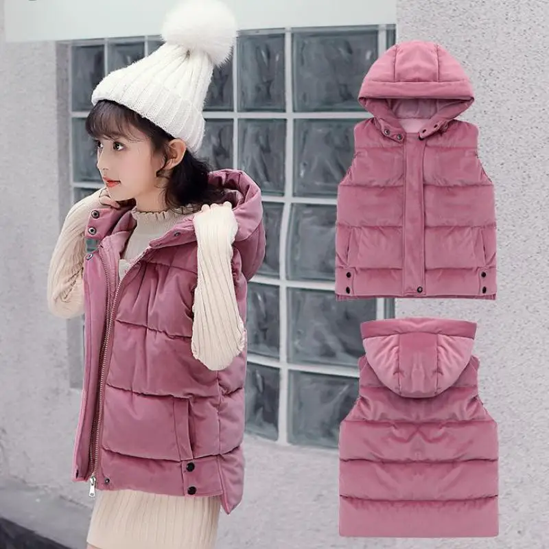 

2018 New Cute Autumn Winter Infant Baby Girls Vest Children Clothing Waistcoat Kids Clothes Cardigan Girls Outerwear Gilet Fille