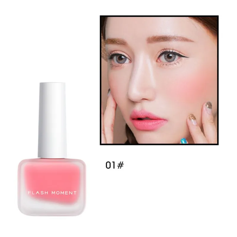 

Long Lasting Waterproof Natural Long Lasting Peach Blush Makeup Women Face Brighten Contouring Moist