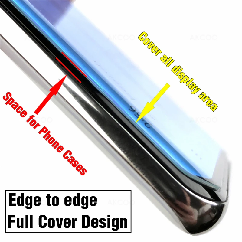 Закаленное стекло Akcoo S10 Plus защита экрана УФ полная проклейка для Samsung galaxy S6 7 edge S8 9