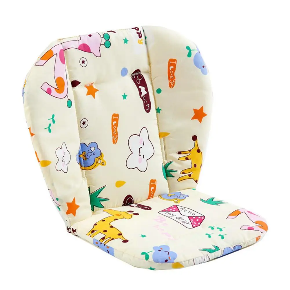 

Cute Cartoon Baby Stroller Pushchair Seat Cushion Cotton Mat Cartoon Printed Soft Thick Pad