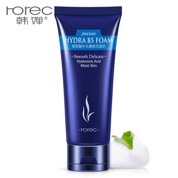 

100psHOREC hyaluronic acid facial cleanser moisturizing whitening oil control acne beauty skin care products skin Deep cleansing