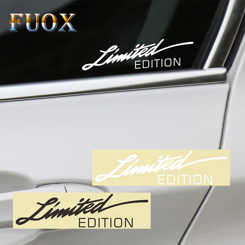 Car Sticker 3D 14CM*3.5CM LIMITED EDITION Creative Vinyl Sticker On Car Stickers and Decals Window Sticker Car-styling Decal