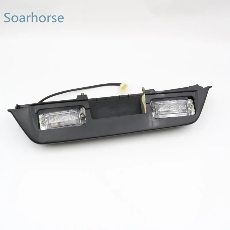 

For Mitsubishi Pajero Montero Shogun MKII 1990-2000 Rear Back Door License Plate Lights registration plate lamps Assembly