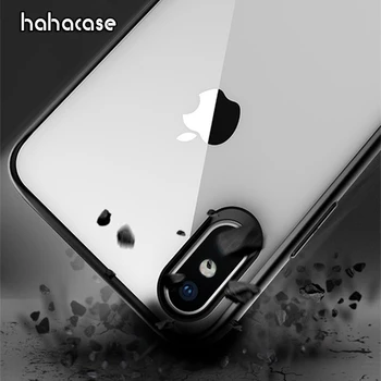 

500pcs Shockproof Hard Acrylic + Back Soft TPU Bumper Case For iPhone XS Max XR X 8 7 Plus Corner Protection Clear Thin Cover
