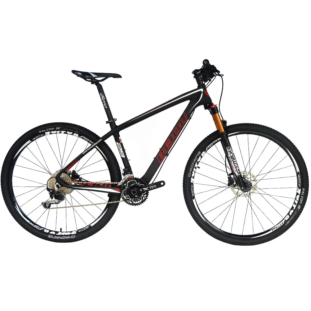 BEIOU Carbon Fiber Mountain Bike 29er Bicycle 29 Inch MTB T800 Ultralight Frame 30 Speed SHI