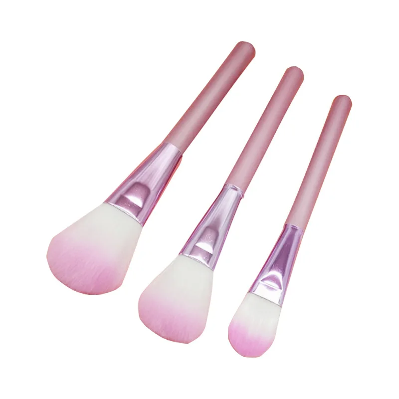 Pink Soft Face Makeup Brushes Tool Set Cosmetic Professional Eyeshadow Powder Best Beauty Make Up Brushes Bag roll 15pc Blending 09 (2)