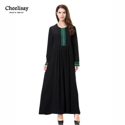 Musulmán Ramadán mujeres traje de manga larga dubai abaya vestido de las mujeres vestido bordado abaya islámica ropa abaya musulmana vestido Musulmán Ramadán mujeres traje de manga larga dubai abaya vestido de las mujeres vestido bordado abaya islámica ropa abaya musulmana vestido