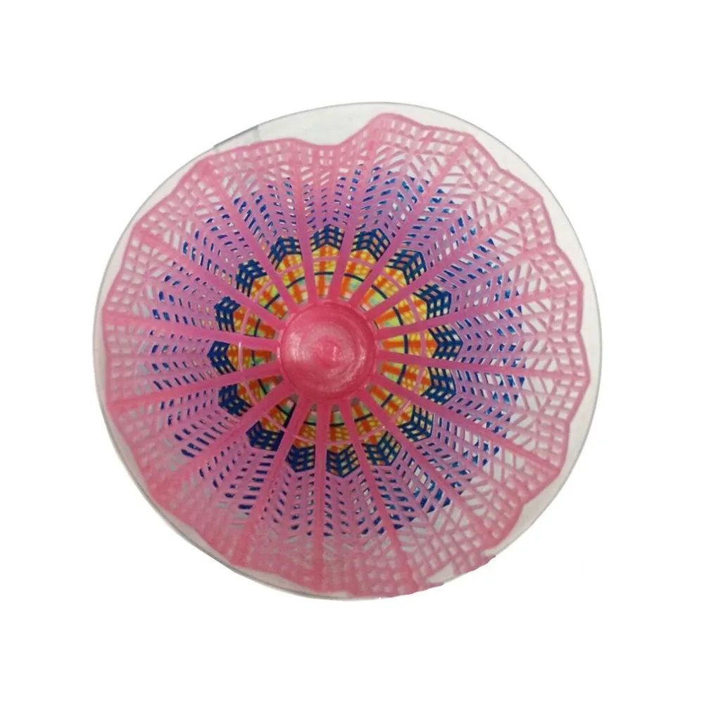 12 unids/set portátil colorido bádminton plástico Durable Shuttlecock deporte al aire libre accesorios gimnasio Fitness bolas piezas