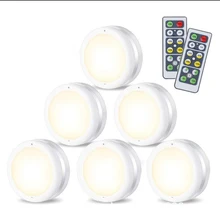 Датчик касания с регулируемой яркостью светодиодный под шкафами свет теплый белый+ белый двойной цвет Светодиодные шайбы близкий гардероб кухня ночник