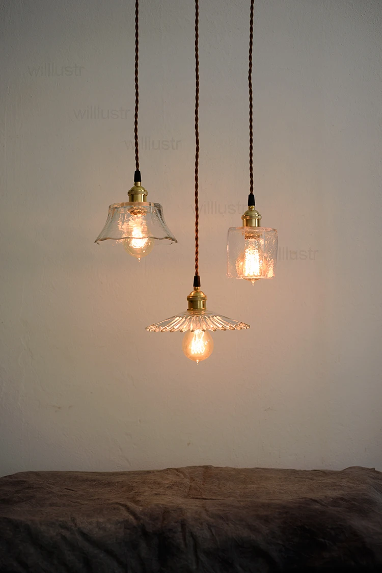 Hammered Gl Pendant Lamp Handmade Frosted Suspension Hammered Gl Pendant Lamp Handmade
