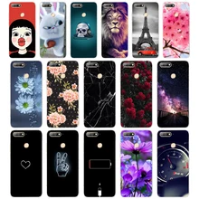 C для huawei Honor 7A pro 5,7 дюймов AUM-L29 Чехол Мягкий Силиконовый ТПУ для телефона задняя крышка 360 Защитный чехол для huawei Honor 7A pro