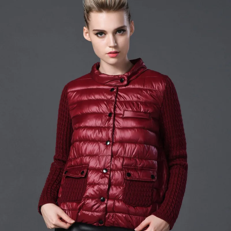 Le Bas Femelle J065 red En Coton Jacket Haut De Pardessus Décontracté 7xl Tricot Taille Vêtements green Femme Grande Européenne Pour Manteau D'hiver Vers Patchwork 2019 Black Ee9H2WDIYb