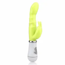 Водонепроницаемый Multispeed Кролик дилдо вибратор Эротические игрушки Sexo Фетиш G-Spot Массажер для взрослых секс-игрушки O71014