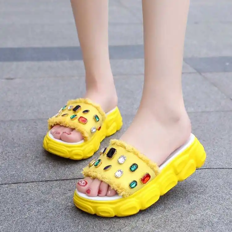 

New designer women mules shoes 2019 casual new fashion flat bottom ladies loafers mixed color bow non-slip flat dress shoes
