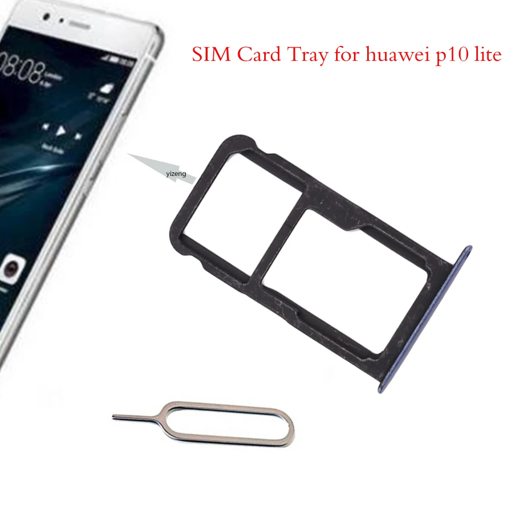 Для Huawei P10 Lite держатель для SIM-карты слот SD-карты адаптер nova запасные части ремонта