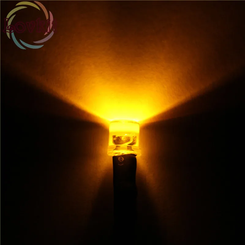 

20pcs 5mm 12V DC 20cm Pre-Wired Resistor Flat Top Yellow LED Ultra Bright Wide Angle Light Bulb Emitting Diodes DIY HOT SALE