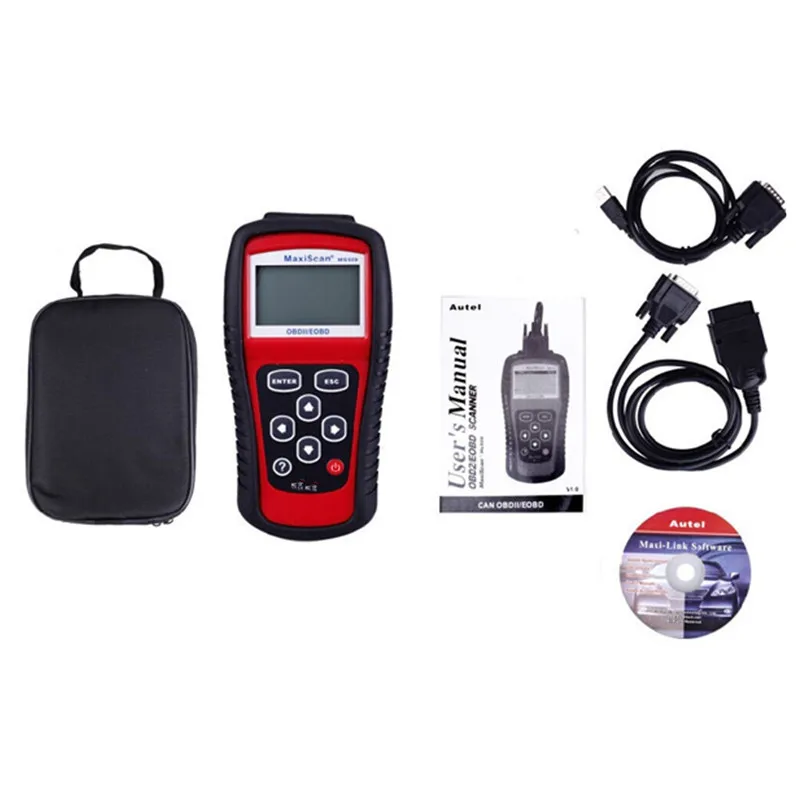 5 шт./лот MS509 OBDII/EOBD OBD2 автомобильный считыватель кодов работает для США Азии и