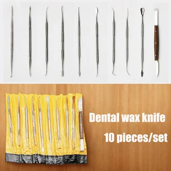 

Dental Lab Stainless Steel Kit Wax Carving Tool Set Surgical Dentist Sculpture Knife Dental Instrument Teeth Whitening Kit