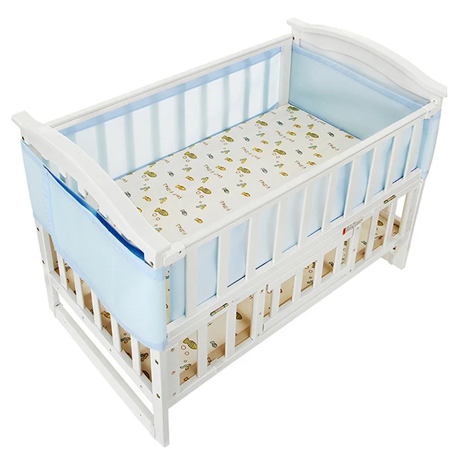 New Arrival Summer Baby Cot Bumpers in the Crib Breathable Bed Around