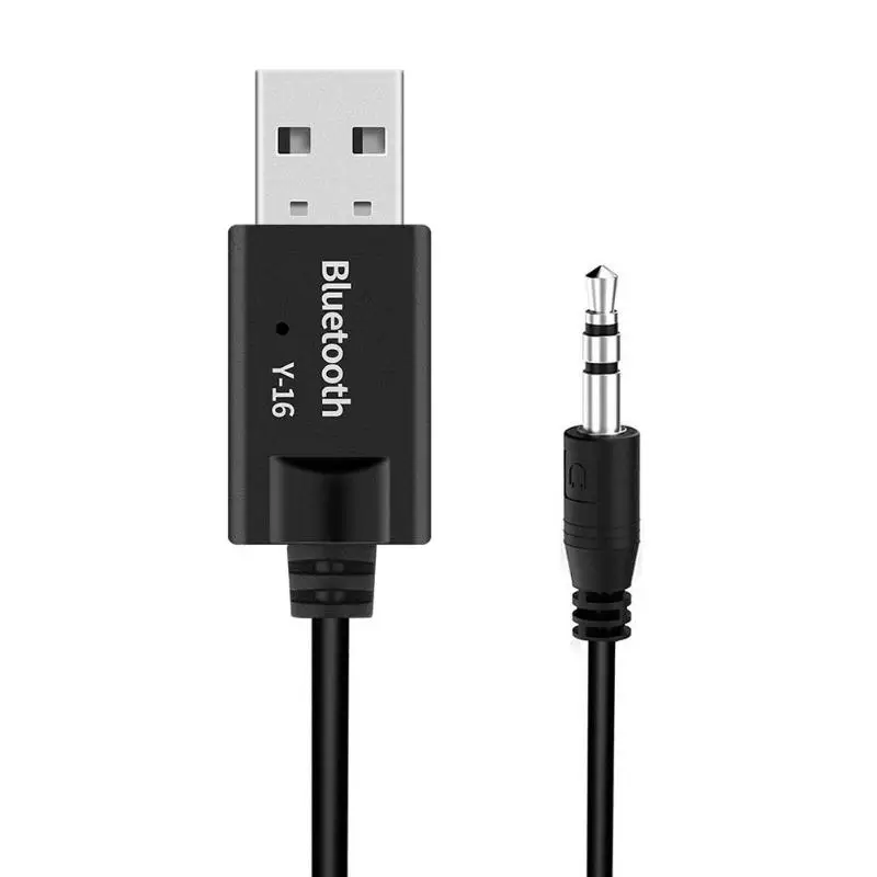 

Y-16 Bluetooth 5.0 Audio Transmitter Receiver AUX 3.5mm Stereo Music Auto Adapter Music Car Receiver Adapter