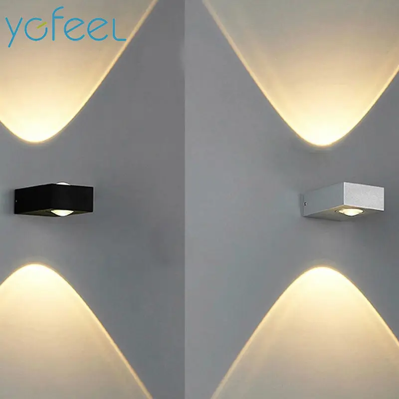 [YGFEEL] Wall Lamps Outdoor Waterproof IP65 6W LED Graden Lamp / Indoor Corridor Staircase Loft Balcony Lighting AC110V/220V