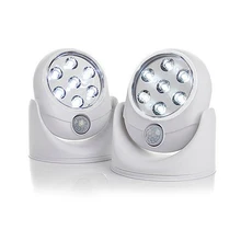 New LED Light Angel as Seen on TV Motion Activated Cordless Light Base Rotates 360 PIR Motion Sensor Night Spot Lamps —