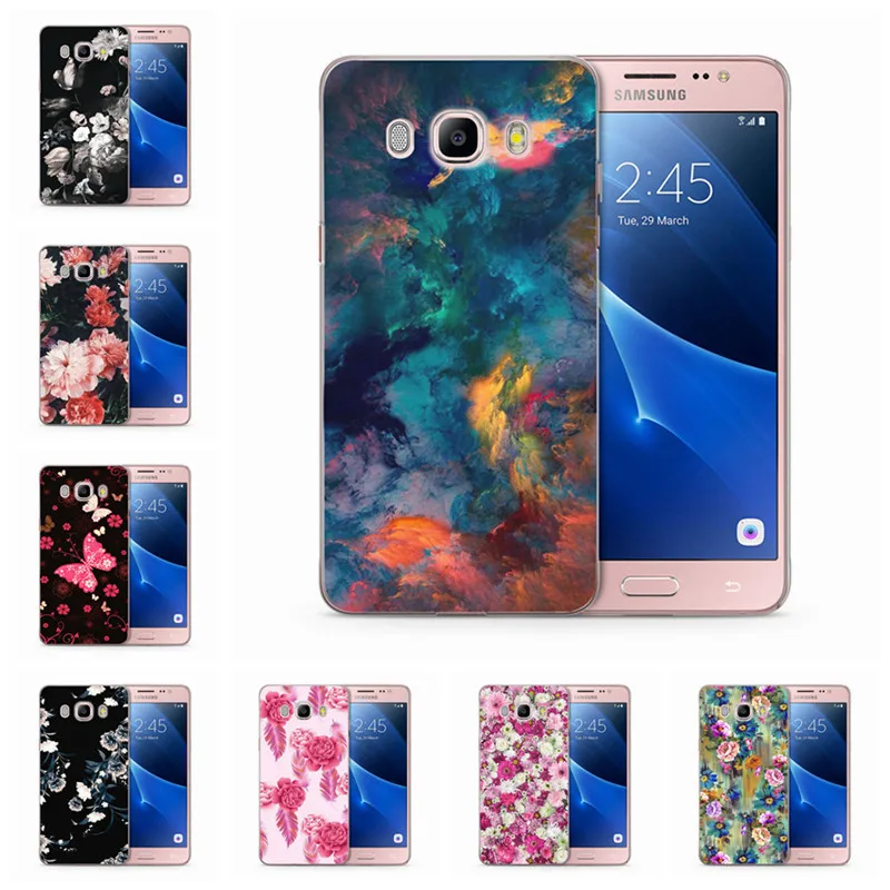 Чехол для samsung Galaxy A3 A5 2016 2015 2017 prime J1 J3 J5 J7 TPU разноцветный мягкий с рисунком чехол