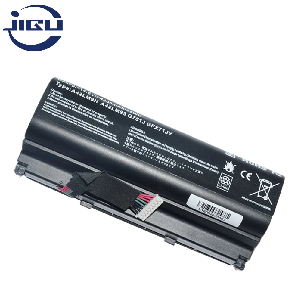 Аккумулятор для ноутбука JIGU 14 8 V A42LM93 A42LM9H A42N1403 Asus G751 Series G751J G751JM G751JT G751JY GFX71 GFX71J GFX71JM