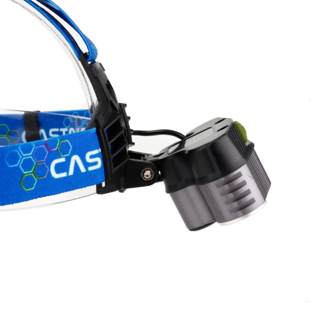 CASTNOO 10000 лм 5X T6 LED USB фара 5 режимов Лампа Кемпинг Рыбалка фонарик + 2*18650 батарея|usb