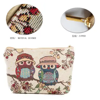 

Women Cartoon printed Cosmetic Case Women Makeup Pouch Daily Travel Toiletry Organizer Japen Style Cosmetic Make Up Bag