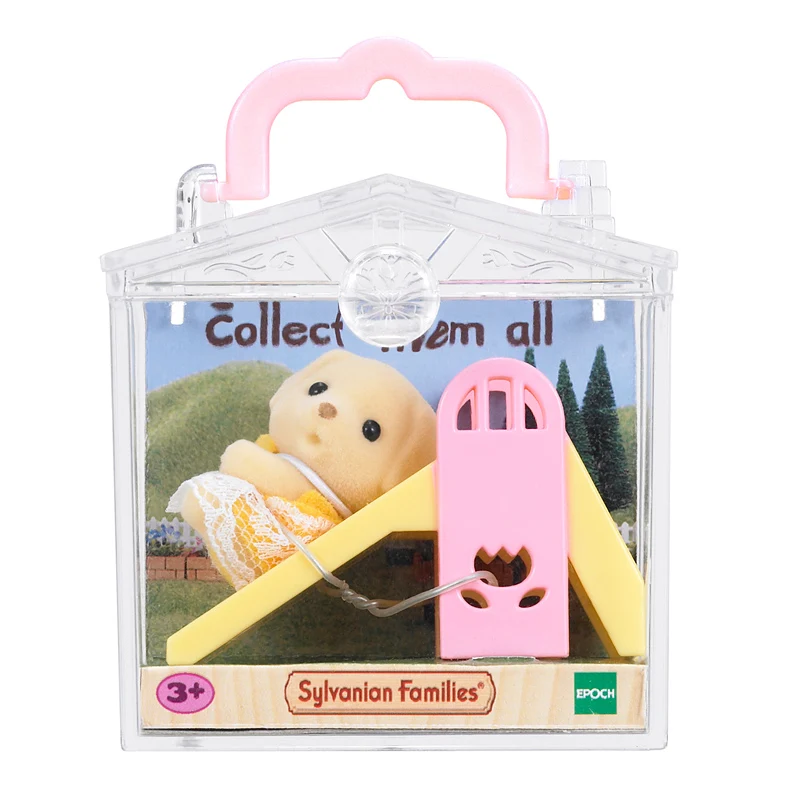 Sylvanian Семейный комплект с собачкой и горкой домик для кукол животными Меховая