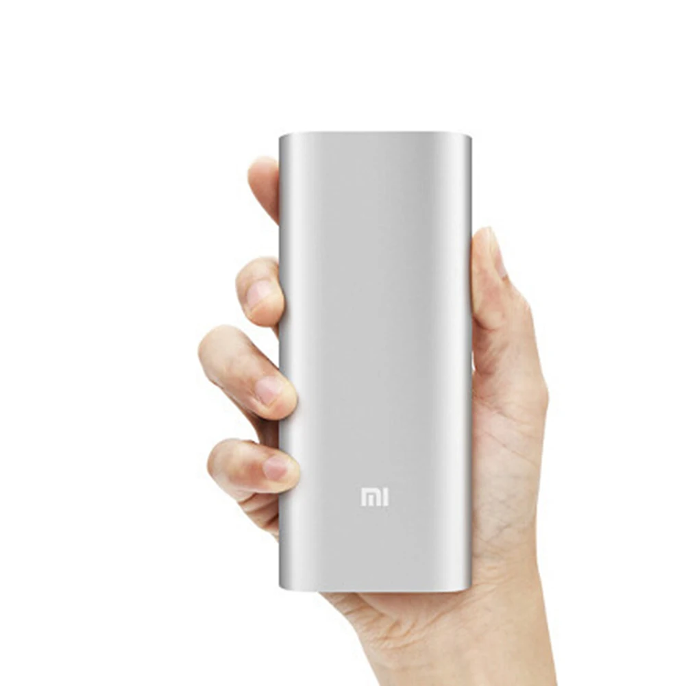 الأصلي Xiaomi قوة البنك 16000 mAh بنك الطاقة مزدوجة USB المحمولة شاحن USB بطارية خارجية البنك للهواتف