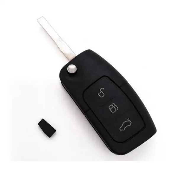 

Ford Focus Mondeo C Max S Max Galaxy Fiesta 433MHZ 4D63 Chip Folding Flip Keyless Entry Remote Key Fob Case 3Buttons free shippi