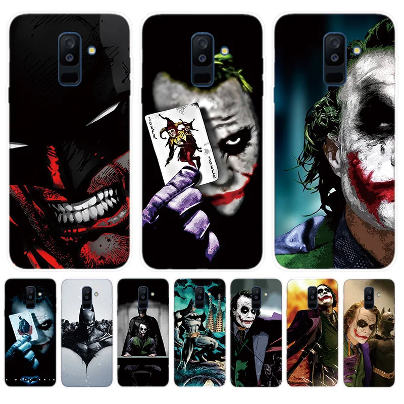 

Case For Samsung Galaxy A6 A8 Plus A5 A7 2018 2017 A6S A8S A9S A9 A8 Star Pro lite Note 8 9 Heart Cover Batman Joker Dark Knight