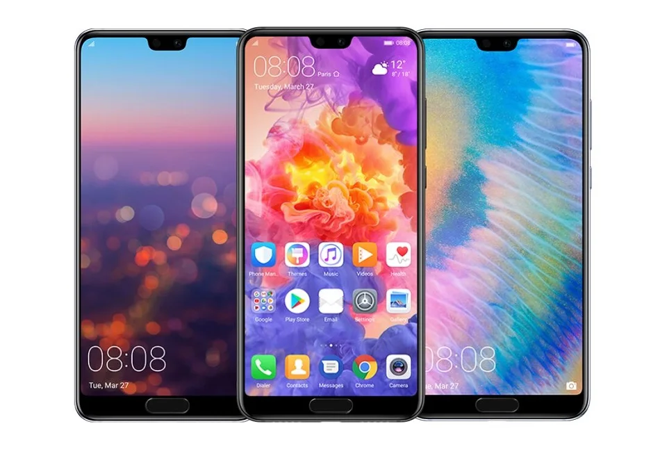 В наличии huawei P20 Pro 6 ГБ 128 ГБ полный LTE Band смартфон 40MP тройной камеры заднего 6,1 "полный вид Экран NFC Android 8,1