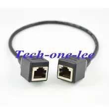 11,8 ''Ethernet LAN RJ45 сетевой разъем к женскому адаптер кабель 30 см