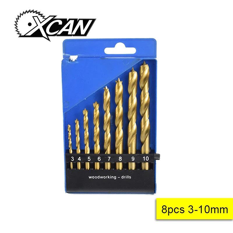 

1 Set Diameter 3mm-10mm Titanium Coating High Quality M35 High Speed Steel Drill Bit Set Drill Bit For Woodworking