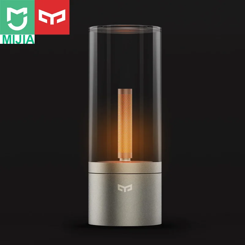 Xiaomi Mijia Йи светильник в форме свечи Смарт Управление светодиодный ночной Светильник романтические знакомства светильник для Xiaomi Smart Home комплекты App Управление - Color: 1 Piece