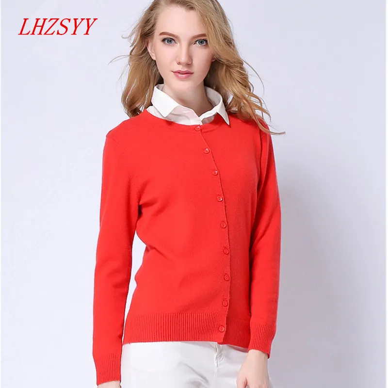 New autumn female cardigan sweater, cardigan long sleeved Sweater Size cashmere coat