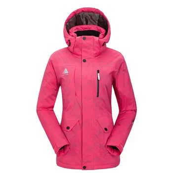 

Men's and women's windbreaker outdoor sports waterproof and thickening thermal snowsuit with single and double board
