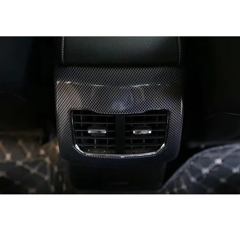 Интерьерный автомобильный аксессуар для Ford Mondeo карбоновое волокно стиль Автомобильная задняя вентиляционная крышка рамка автомобильный Стайлинг