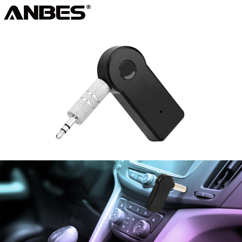 

ANBES Bluetooth Receiver Bluetooth Transmitter Wireless Bluetooth Aux Audio Adapter 3.5 Jack Hands-free Bluetooth Car Kit