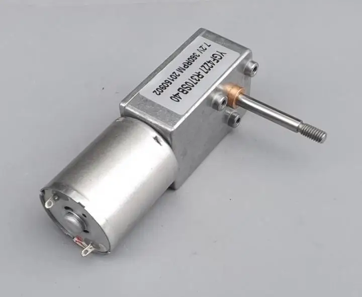 370 Geared Motor DC Gear 7 Font Gearmotors 3V 5V 6V 7.2V Low Speed 360RPM (6.8) | Обустройство дома