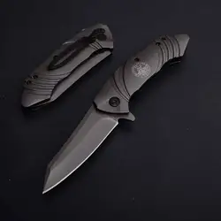 Марка Выживание Складной нож Титан Хантинг выживания Ножи EDC инструмент с деревянной ручкой мини тактический складной карманный Ножи