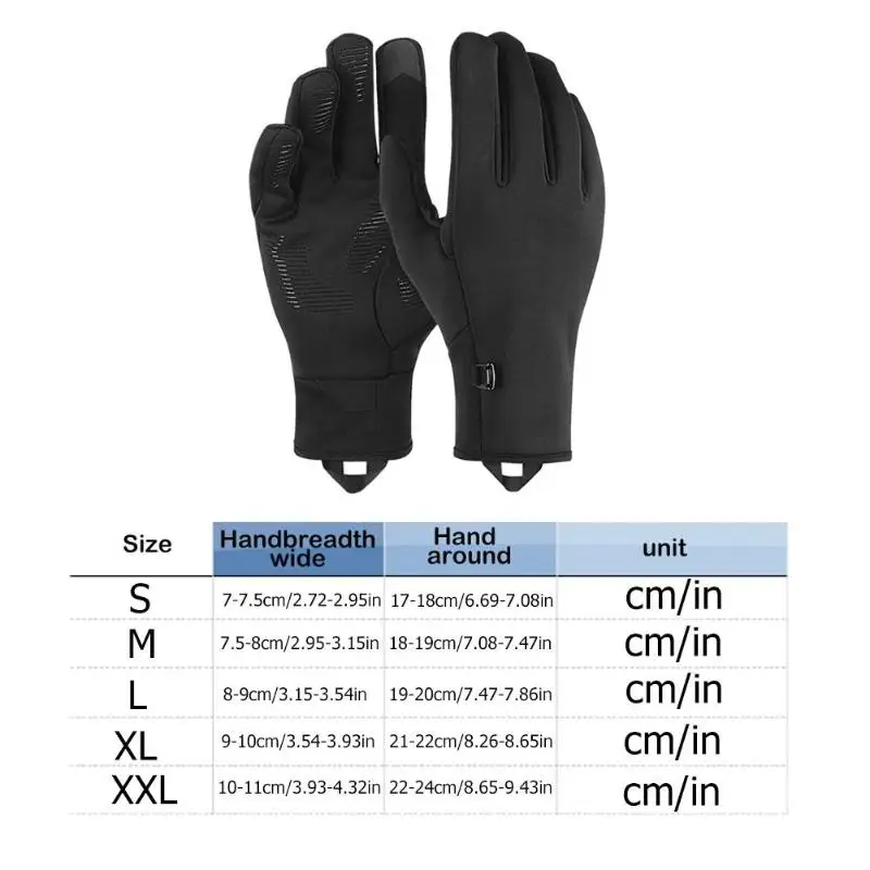 Теплые зимние перчатки мужские с сенсорным экраном спортивные противоскользящие велосипедные перчатки для езды на мотоцикле перчатка MTB
