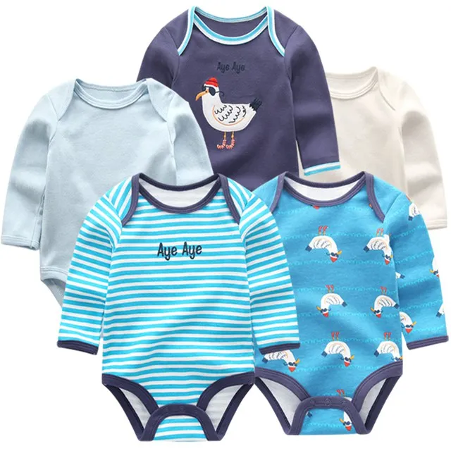 Одежда для новорожденных мальчиков хлопковые комбинезоны с длинными рукавами для маленьких девочек, romeprs, серые комбинезоны для малышей, de bebe, костюмы - Цвет: baby rompers  5222