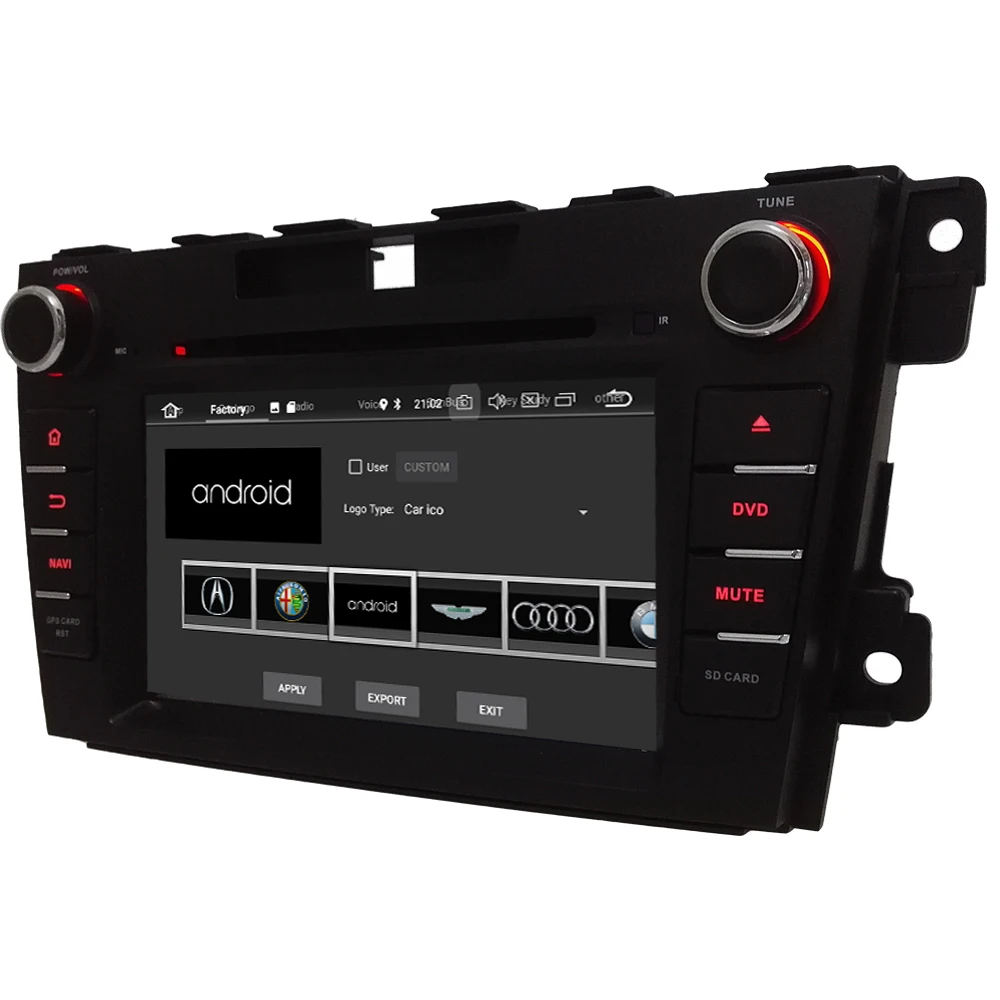 Perfect KLYDE 4GB RAM 32GB ROM 7" Android 8.0 7.1 Octa Core PX5 4G WIFI DAB Car DVD Multimedia Player Radio GPS For Mazda CX-7 2007-2015 2