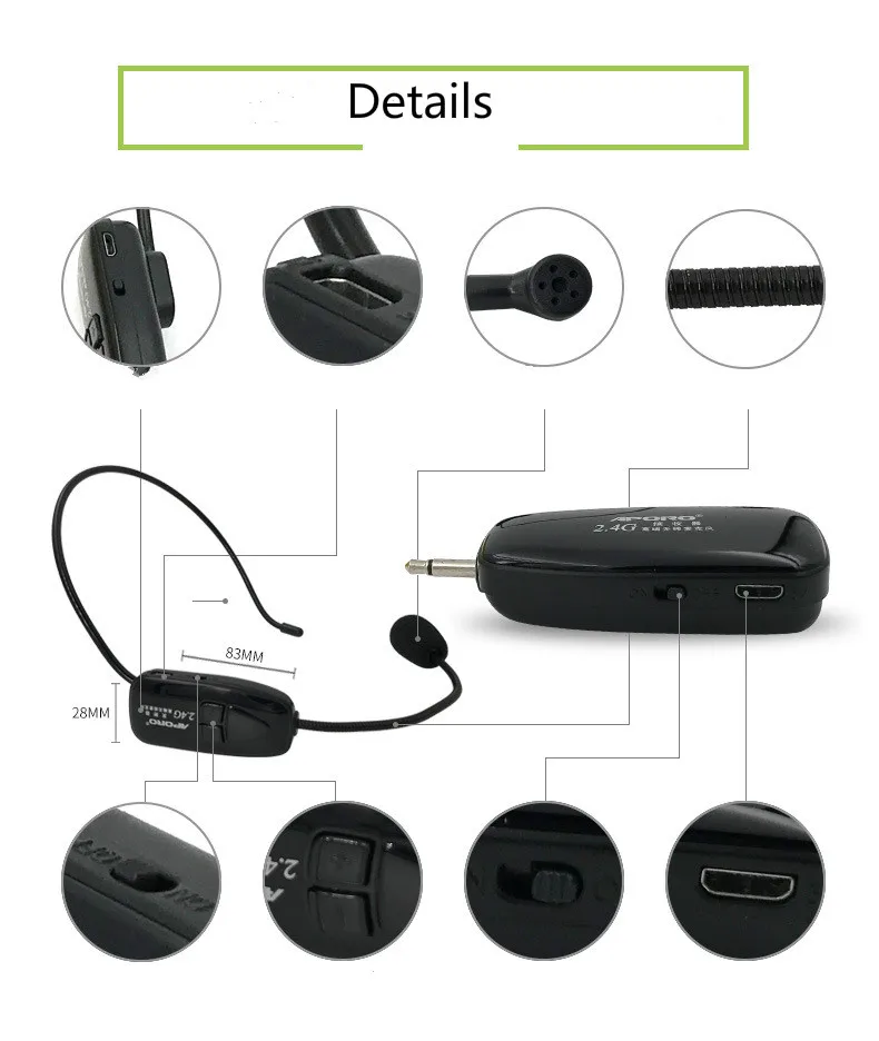 suporte bluetooth rádio mikrofon estúdio de gravação para os professores